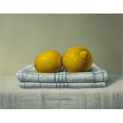 Ivan Martin | Citrony Rám: Dubový, Velikost: 30 x 40 cm