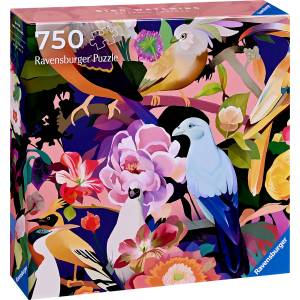 Ravensburger Пъзел Ravensburger от 750 части - Птици (12000998)