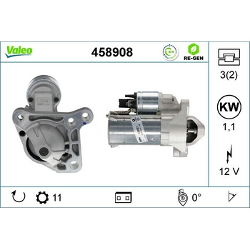 Startér VALEO 458908