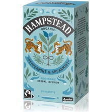 Hampstead Tea London Peppermint & Spearmint BIO porciovaný čaj 20 ks