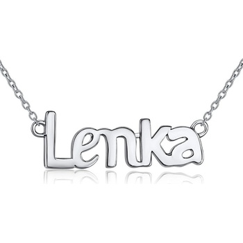 SILVEGO Strieborná retiazka s menom Lenka JJJ1866-LEN