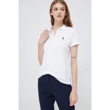 Ralph Lauren Тениска с яка Polo Ralph Lauren в бяло с яка тип peter pan 211870245001 (211870245001)