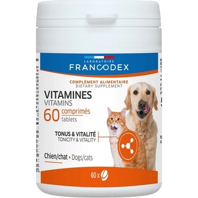 Francodex Vitamíny pes kočka 60 tbl