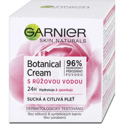 Garnier Skin Naturals Botanical krém s růžovou vodou 50 ml