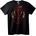 NOONEBRAND Тениска The Flash линеен арт - 2XL, White