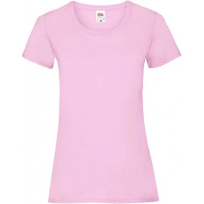 Pink Valueweight Fruit of the Loom T shirt ružová