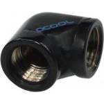 Alphacool L-конектор Alphacool HF, Вътрешна резба G1/4 - G1/4, 90°, Черен мат (AC-64216) - mypc