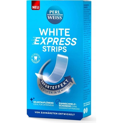 Perl Weiss White Strips Express bělicí pásky 4 ks