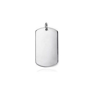 Šperky4U Stříbrný přívěšek dog tag ZB315