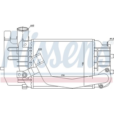 Chladič turba NISSENS 96565