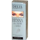 Delia Henna prášková barva na obočí a řasy Black 1,5 g
