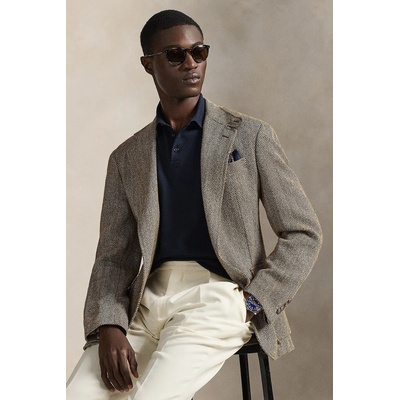 Ralph Lauren пуловер с къси ръкави мъжки от памук (710980682)