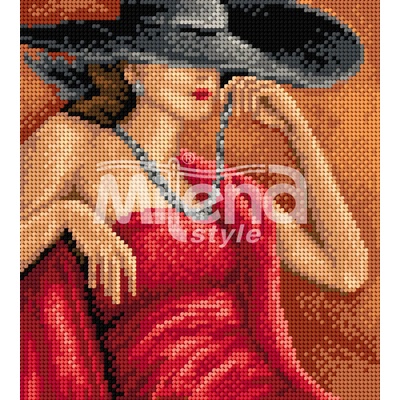 Milena Style Дама с шапка конци Ariadna