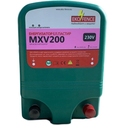 EKO FENCE Мрежови енергизатор - mxv200 3.3j (ef200-220v)