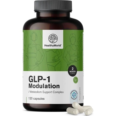 Healthy World GLP-1 Modulation komplex pre podporu metabolizmu 120 kapsúl