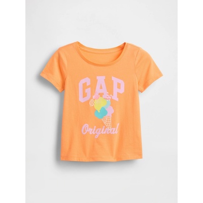 GAP Baby tričko s logem Oranžová