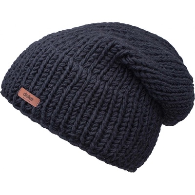 Doke merino pletená čepice roy black