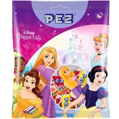 PEZ ovocné bonbóny sdávkovačem DISNEY PRINCESS 183,5 g