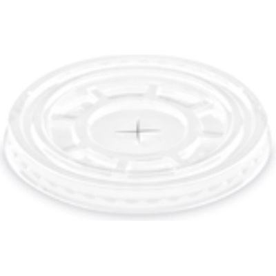 FLEXOBAL PET viečko číre rovné krížik na slamku cena za