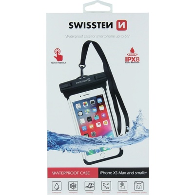 Púzdro SWISSTEN VODOTĚSNÉ WATERPROOF čierne