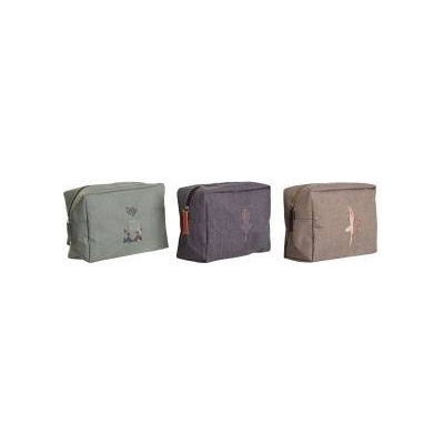 DKD Home Decor Пътническа Чантичка DKD Home Decor Кафяв Зелен Бургундия 20 x 8 x 14 cm