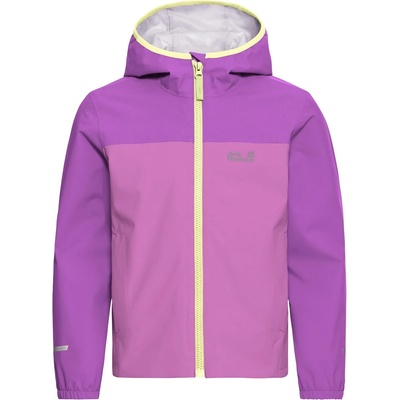 Jack Wolfskin Детско водоустойчиво яке Jack Wolfskin Kid's Adventuretribe 2L Jacket Waterproof jacket - Foxglove - размер 104 (EU) (703-6904-0311)