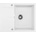 Inter Ceramic Кухненска мивка 8220 Бяла, Inter Ceramic, гранит, с плот, със сифон, 62x50см (8220 WHITE)