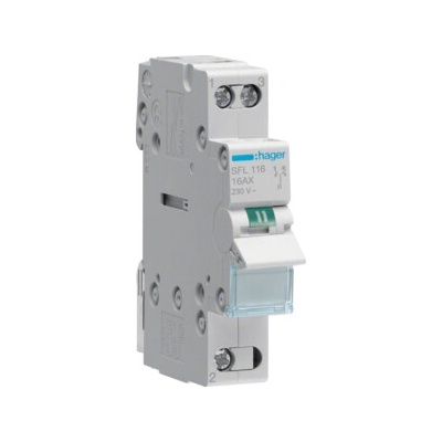 HAGER Spínač SFL116 16A 230V IP20 SFL116