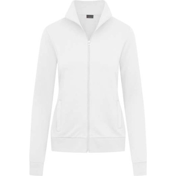 Promodoro 5295 / Дамски суитшърт с цип - бял m (40529500102)