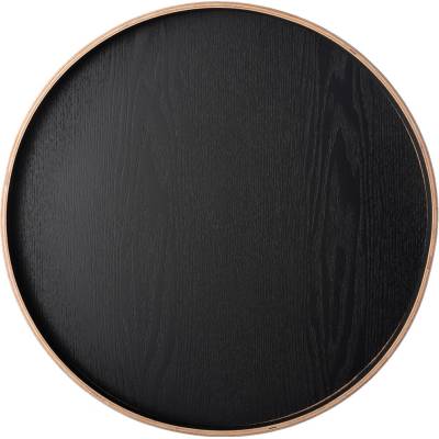 Lunasol Okrúhly podnos Ø 40 cm H: 3.5 cm Elements Wood Wengue