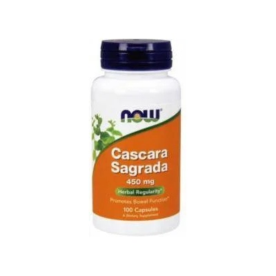 NOW Зърнастец - Cascara Sagrada 450 мг. - 100 капсули - NOW FOODS, NF4620