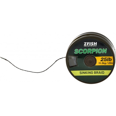 Zfish šňůra Scorpion Sinking Braid 20m 35lb