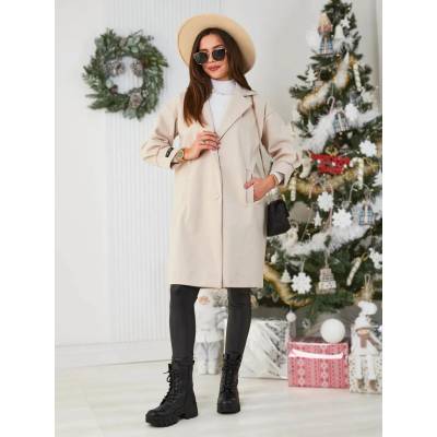 Resti Women's Coat čierna biela zelená krémová viacfarená