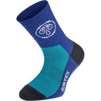 Surtex dětské letní merino ponožky Modrá