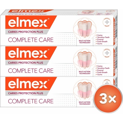 Elmex Complete Care Caries Protection 3 x 75 ml