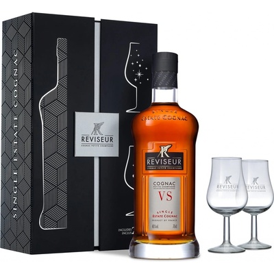 Reviseur VS 40% 0,7 l (dárkové balení 2 sklenice)