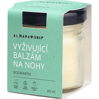 Almara soap LIGHT WALK Přírodní balzám na chodidla s rozmarýnem 40 ml