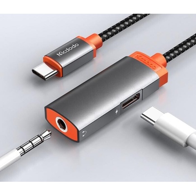 STABLECAM Type-C na DC3.5 + Type-C Audio adaptér (3A)