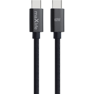 Maxlife MXUC-12 USB-C - USB-C 2m černý
