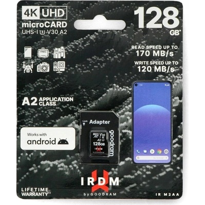 Goodram microSDXC UHS-I U3 128 GB IR-M2AA-1280R12