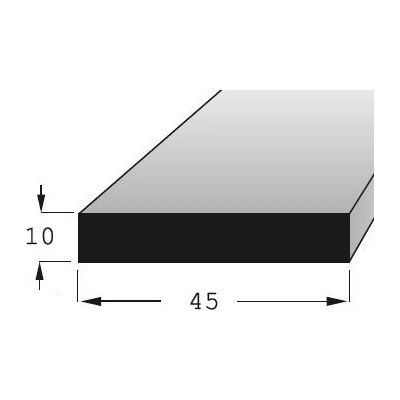 Hranolek 45x10mm, délka 200cm