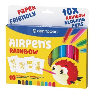 Fixy - fúkacie CENTROPEN 1500/10 Rainbow Colours