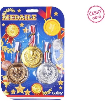 Medaile set 3 ks