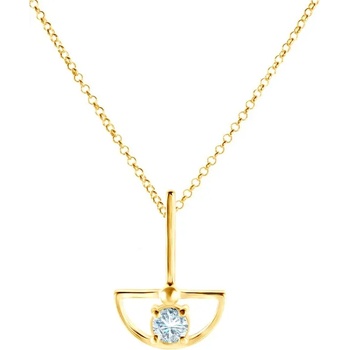 Image 1 of SAVICKI Колие savicki: позлатено сребро, кубичен цирконий