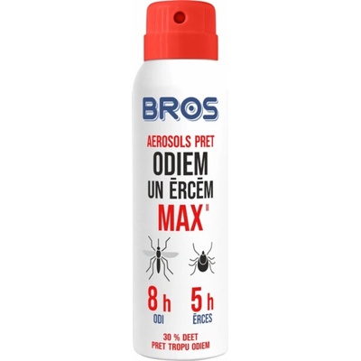 Bros Aerosol proti komárům a klíšťatům MAX 90 ml