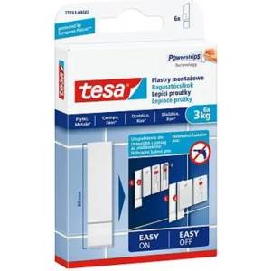 tesa Самозалепващи ленти, пълнител, TESA "Powerstrips", за гладки повърхности 77761-00007-20 (77761-00007-20)