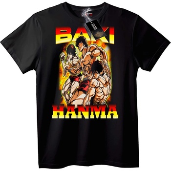 NOONEBRAND Baki Hanma Anime T-Shirt - 2XL, White