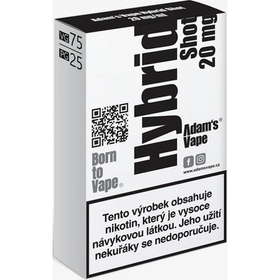 Adam's Vape Hybrid VG75/PG25 20 mg 5 x 10 ml