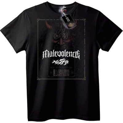 NOONEBRAND Тениска Нощно Турне на Malevolence - XS, Black