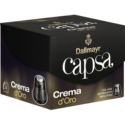Dallmayr Capsa Crema d'Oro hliníkové kapsle 10 ks